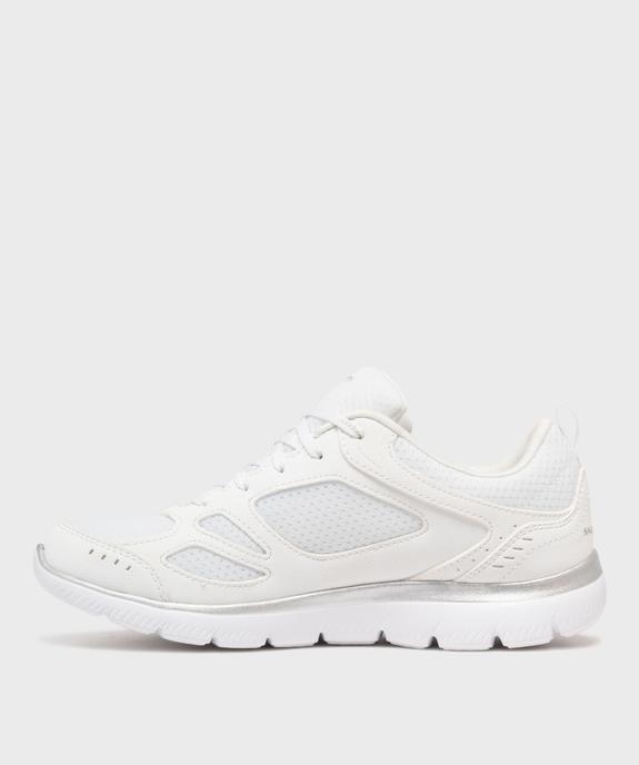 Baskets basses running en mesh avec semelle à mémoire de forme femme - Skechers vue3 - SKECHERS - GEMO