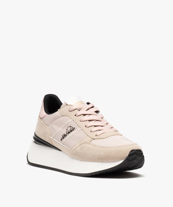 Baskets femme dessus en tissu avec semelle épaisse - Ellesse vue2 - ELLESSE - GEMO