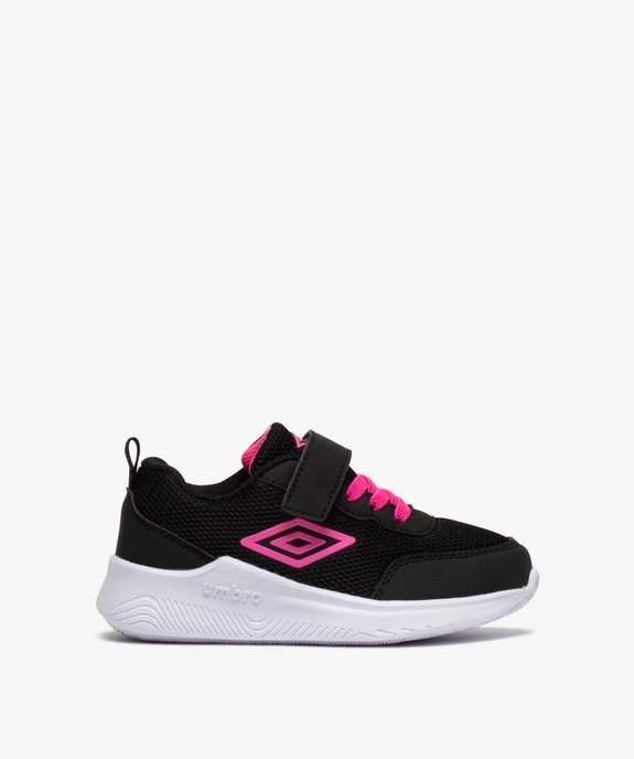 Baskets fille style running bicolores à lacets et scratch - Umbro vue1 - UMBRO - GEMO
