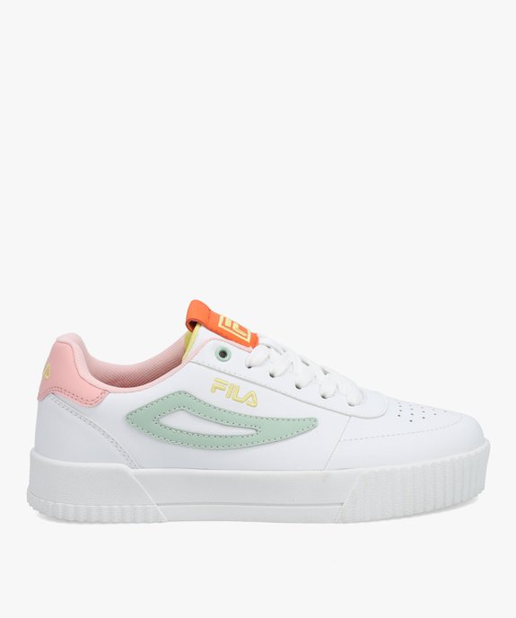 Tennis femme à détails colorés fermeture lacets – Fila Milena vue1 - FILA - GEMO