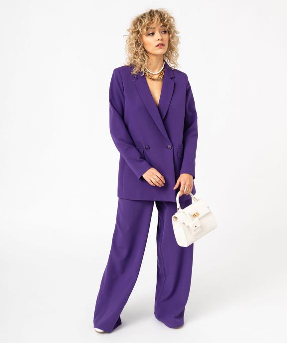 Pantalon large avec ceinture fantaisie femme vue5 - GEMO(FEMME PAP) - GEMO