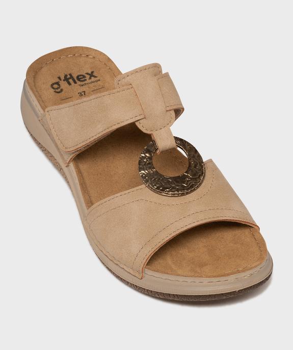 Mules confort avec bijou sur le dessus femme vue5 - G'FLEX - GEMO
