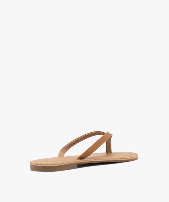Tongs femme à petit talon plat et lanières fines - Valentina Baldano vue4 - VALENTINA BALDA - GEMO