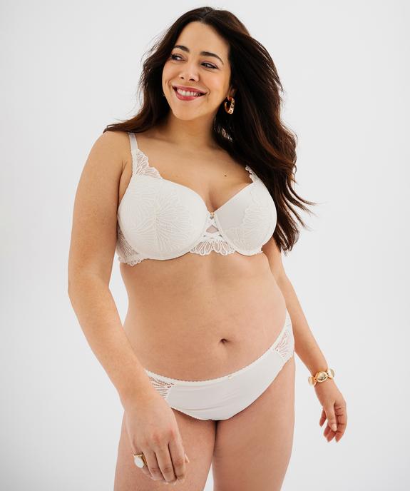 Soutien-gorge emboitant à coques fines femme grande taille vue6 - GEMO(HOMWR FEM) - GEMO