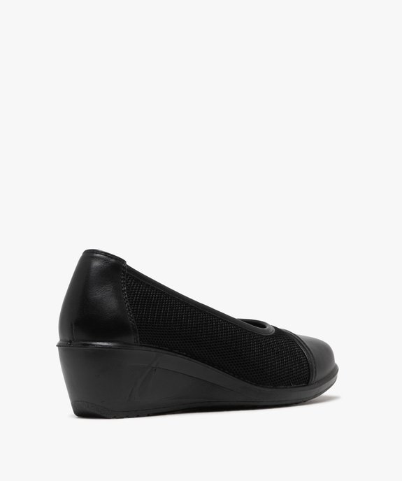 Ballerines confort à talon compensé femme vue4 - G'FLEX GEMO FOR GOOD - GEMO