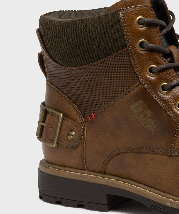 Boots à lacets avec col textile homme - Lee Cooper vue12 - LEE COOPER - GEMO