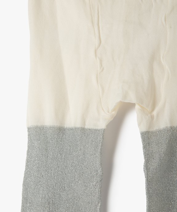 Collant bébé fille semi opaque modèles assortis (lot de 2) vue2 - GEMO(BEBE DEBT) - GEMO