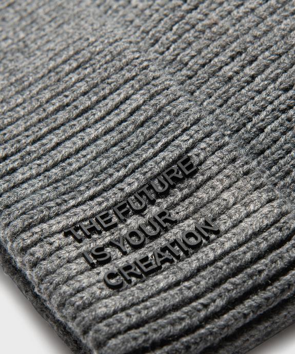 Bonnet en maille avec revers garçon - GEMO (JUNIOR) Bonnet en maille avec revers garçon vue2 - GEMO (JUNIOR) - GEMO