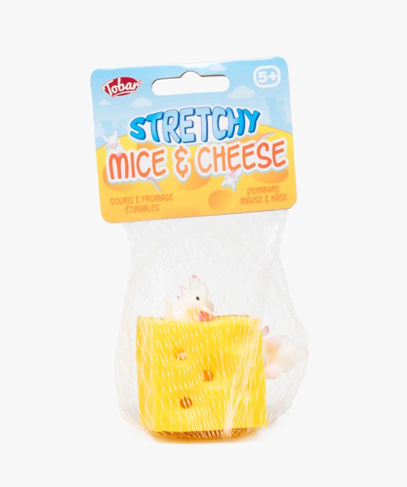 Jouet anti-stress fromage et souris étirables vue1 - AUTRES MARQUES - GEMO