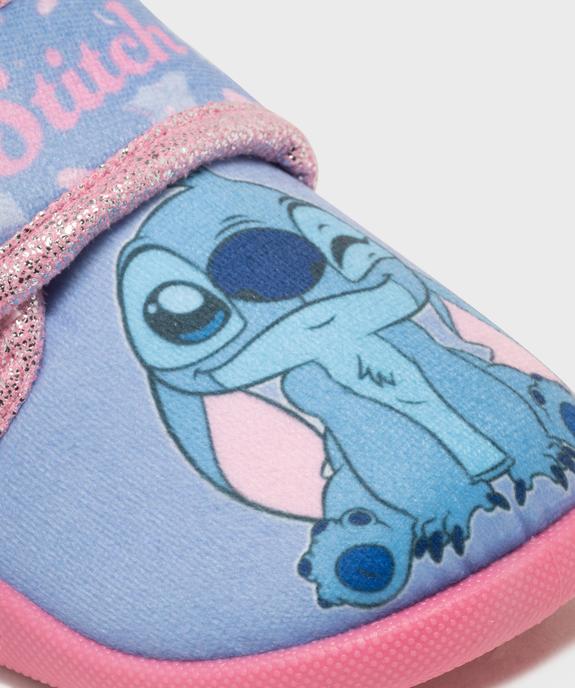 Chaussons en velours à scratch moelleux imprimé fille - Stitch vue6 - LILO & STITCH - GEMO