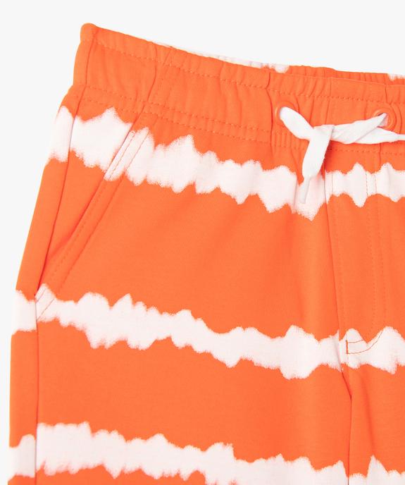 Bermuda garçon en maille à taille élastiquée vue2 - GEMO (ENFANT) - GEMO