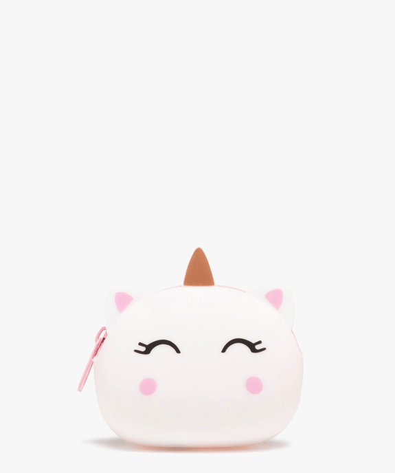 Porte-monnaie licorne en silicone souple fille vue1 - GEMO (ENFANT) - GEMO