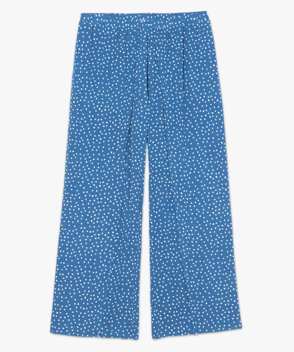 Pantalon de plage femme ouvert sur l’avant vue4 - GEMO 4G FEMME - GEMO