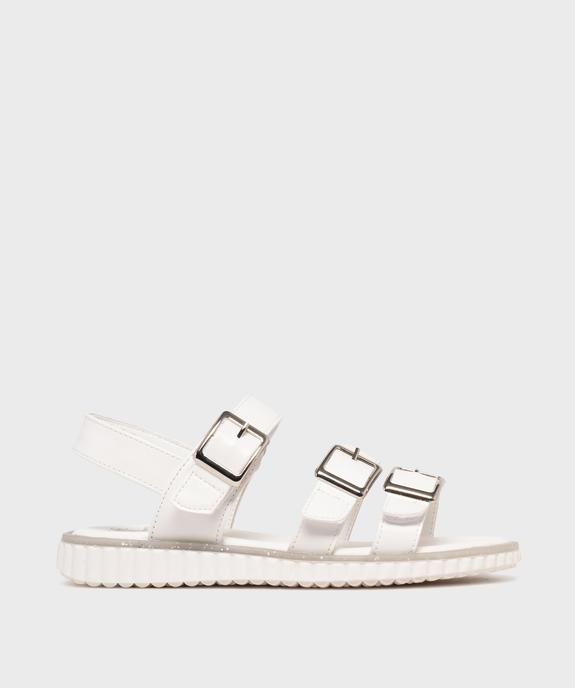 Sandales à 3 brides scratchs fille - Lovely Wings vue1 - LOVELY WINGS - GEMO