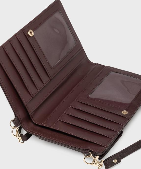 Pochette smartphone et portefeuille 2-en-1 femme vue3 - GEMO (ACCESS) - GEMO