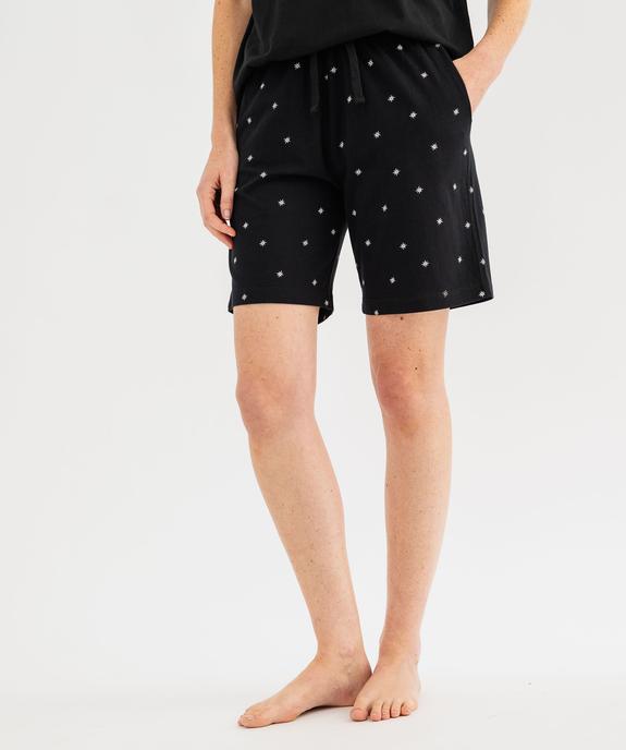 Short de pyjama à motifs étoiles mixte vue1 - GEMO 4G FEMME - GEMO