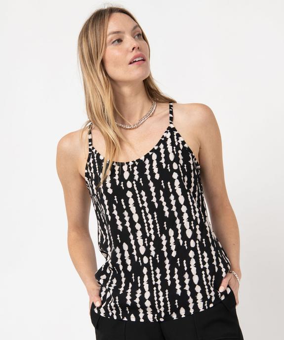 Débardeur en viscose tie-and-dye à dos nageur femme vue2 - GEMO(FEMME PAP) - GEMO