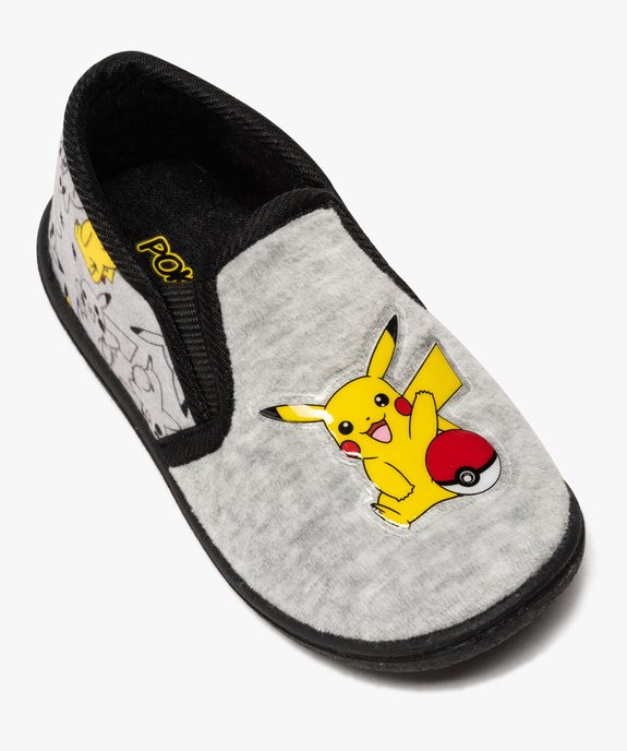 Chaussons garçon élastiqués en velours ras - Pokemon vue5 - POKEMON - GEMO