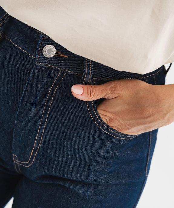 Jean wide leg taille haute femme vue2 - GEMO 4G FEMME - GEMO