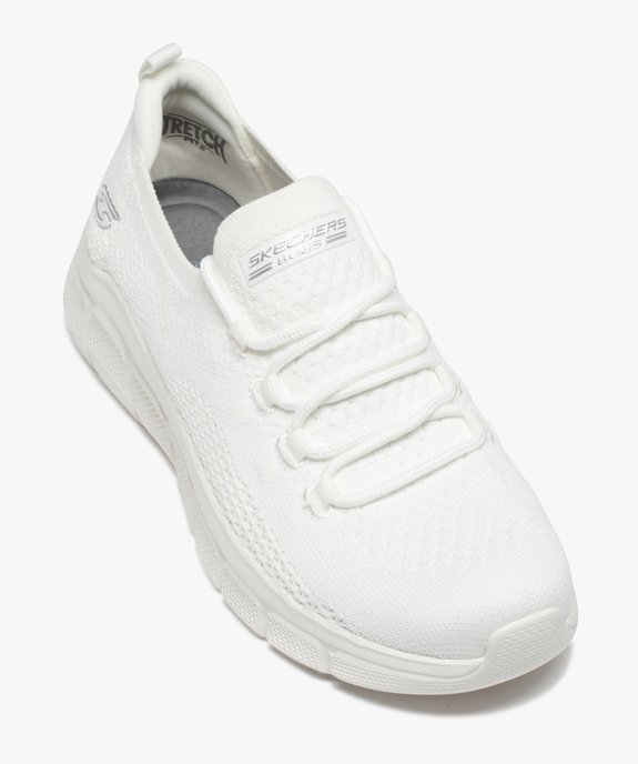 Baskets femme unies en maille – Skechers Bobsflex vue5 - SKECHERS - GEMO
