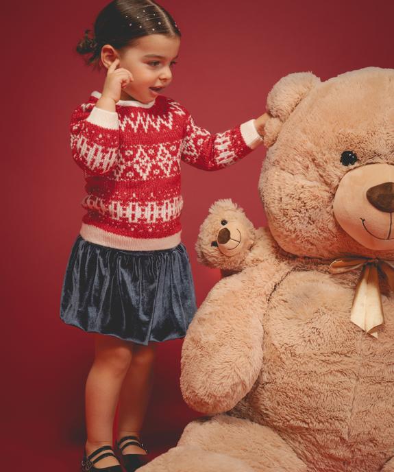 Jupe ballon en velours bébé fille vue4 - GEMO(BEBE DEBT) - GEMO