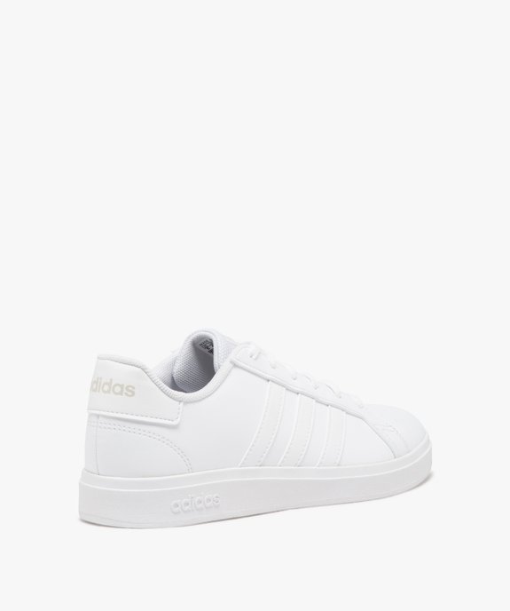 Baskets basses unies garçon - Adidas Grand Court Base vue4 - ADIDAS - GEMO