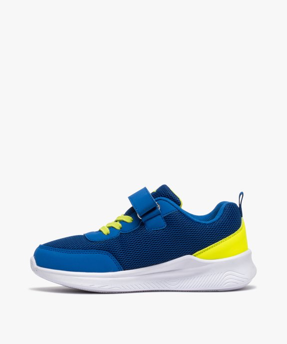 Chaussures de running garçon à lacets et scratch - Umbro vue3 - UMBRO - GEMO