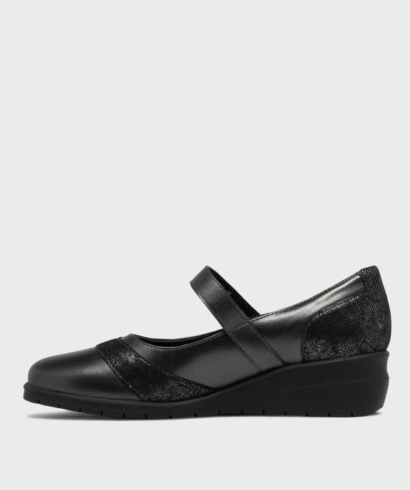 Babies confort à talon compensé femme vue3 - G'FLEX GEMO FOR GOOD - GEMO