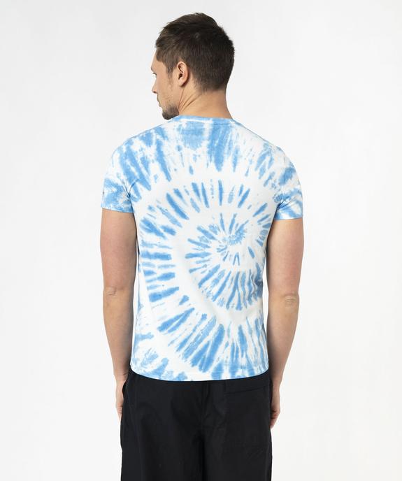 Tee-shirt manches courtes tie-and-dye à motif homme - Rick & Morty vue3 - RICK ET MORTY - GEMO