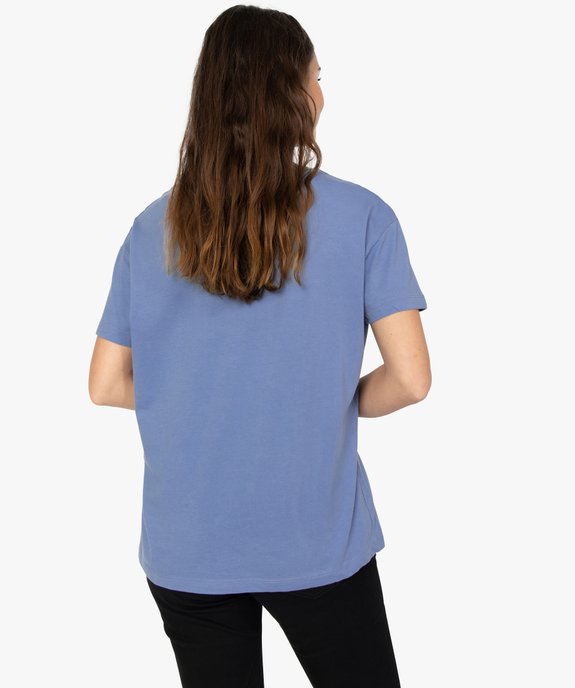 Tee-shirt femme avec large motif Bugs Bunny – Looney Tunes vue3 - DIVERS LICENCE - GEMO