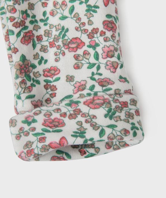 Pantalon en maille évolutif bébé fille vue2 - GEMO 4G BEBE - GEMO