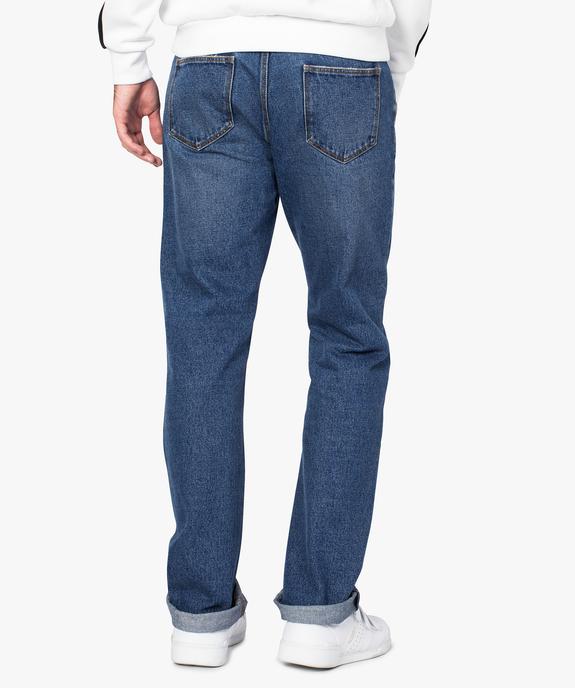 Jean homme coupe regular originale 5 poches vue3 - GEMO (HOMME) - GEMO