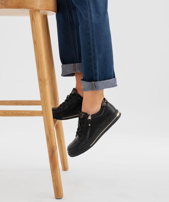 Baskets basses avec touches scintillantes femme - Valentina Baldano vue1 - VALENTINA BALDANO GEMO FORGOOD - GEMO