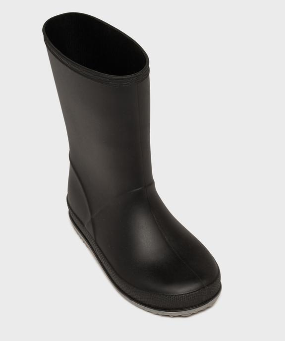 Bottes de pluie à semelle crantée contrastée garçon vue5 - 5 MILES - GEMO