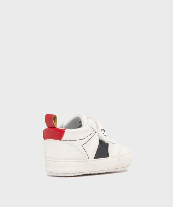 Chaussons de naissance look sneakers bébé - LuluCastagnette vue4 - LULU CASTAGNETTE GEMO FOR GOOD - GEMO