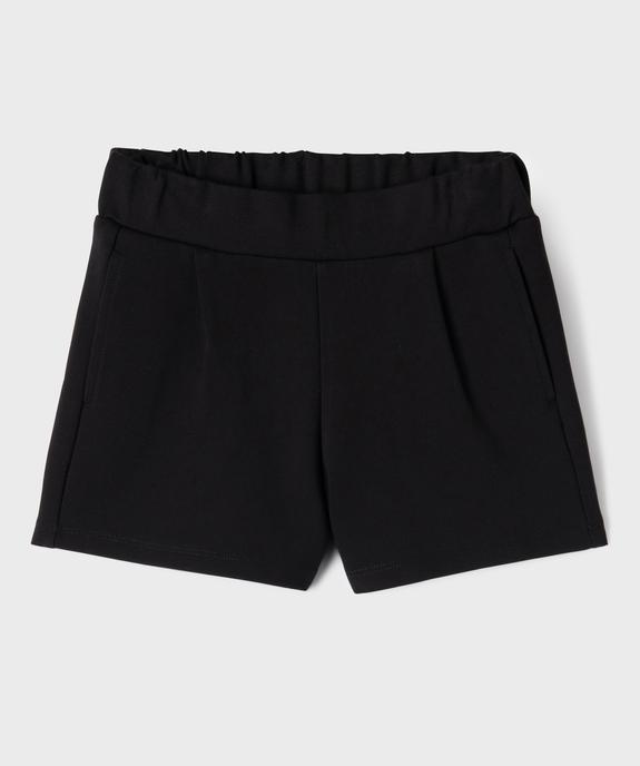 Short ample en maille épaisse et extensible fille - GEMO (ENFANT) Short ample en maille épaisse et extensible fille vue2 - GEMO (ENFANT) - GEMO