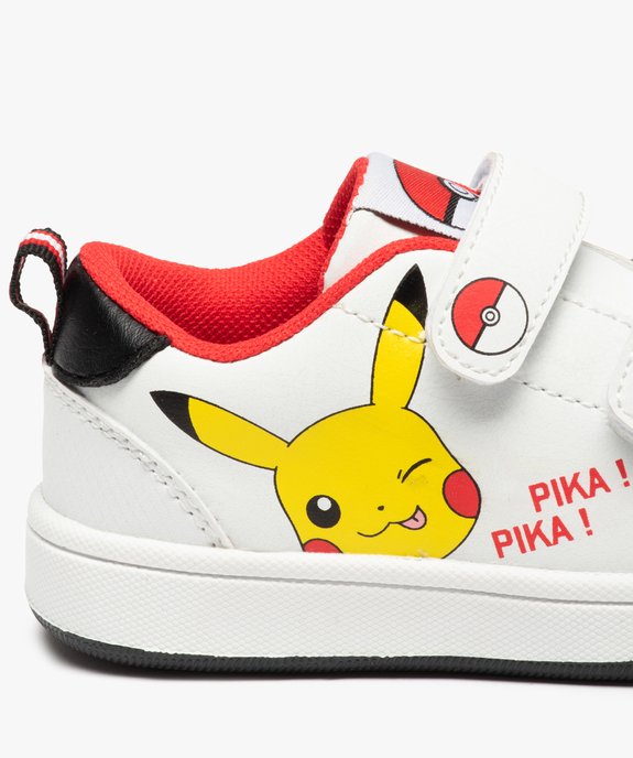 Baskets garçon à scratchs imprimées Pikachu - Pokémon vue6 - POKEMON - GEMO