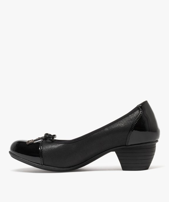 Escarpins confort look ballerine femme vue3 - G'FLEX GEMO FOR GOOD - GEMO