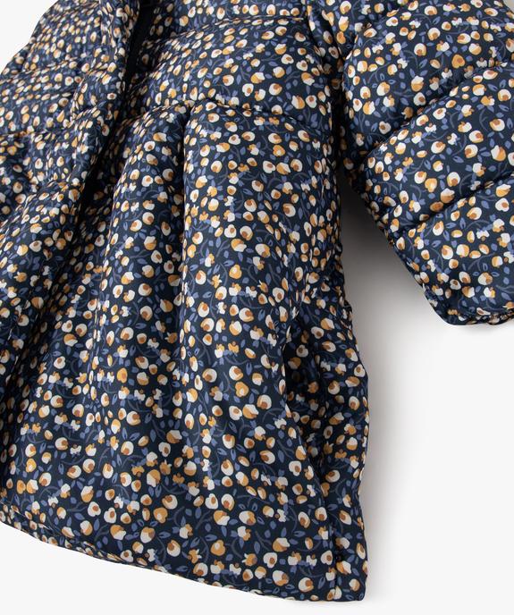 Blouson à capuche avec doublure chaude bébé fille - GEMO 4G BEBE Blouson à capuche avec doublure chaude bébé fille vue3 - GEMO 4G BEBE - GEMO
