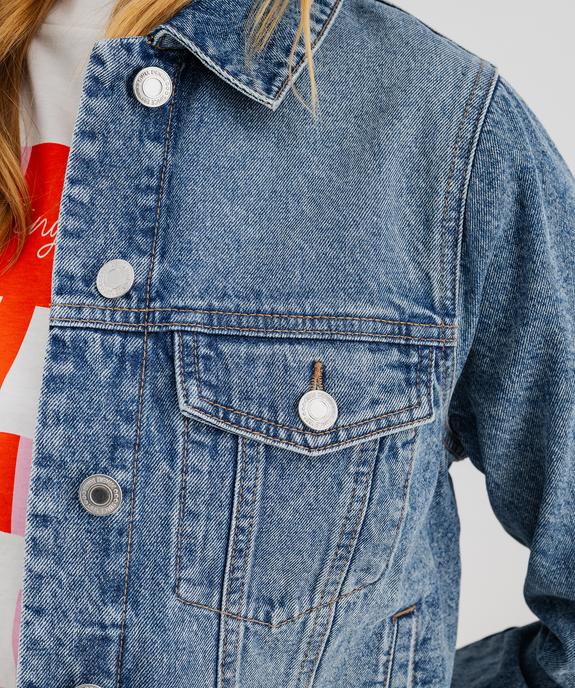 Veste en jean classique femme vue8 - GEMO 4G FEMME - GEMO