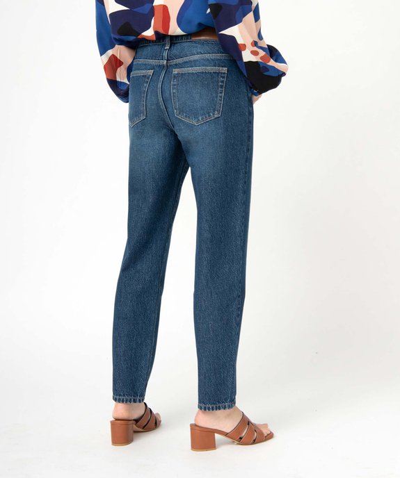 Jean femme coupe mon taille normale vue3 - GEMO 4G FEMME - GEMO