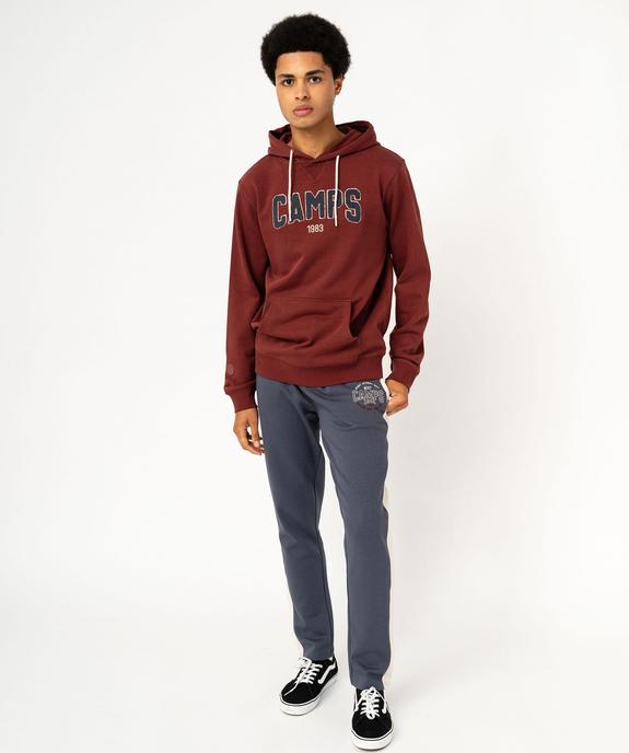 Sweat à capuche en molleton doux homme - Camps United vue5 - CAMPS - GEMO