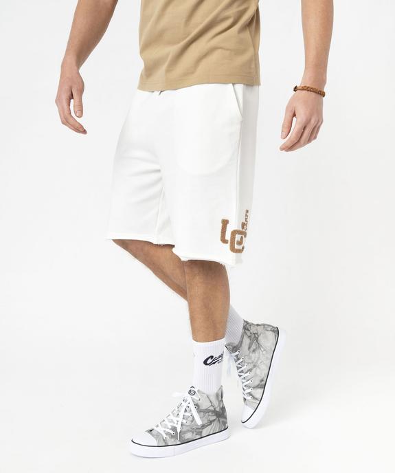 Bermuda en maille intérieur bouclette homme - Camps United vue2 - CAMPS - GEMO