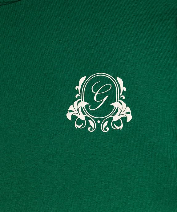 Tee-shirt manches courtes motif poitrine et dos garçon vue2 - GEMO 4G GARCON - GEMO
