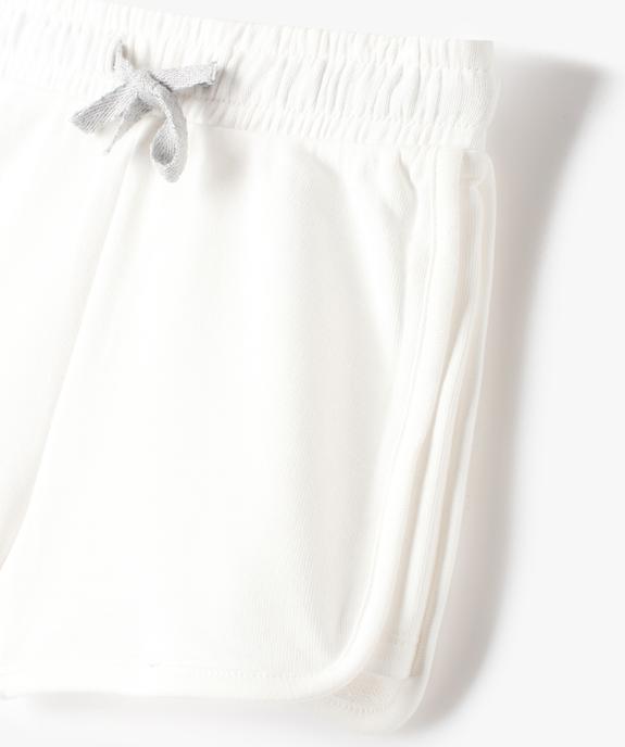 Short en maille avec taille élastiquée fille vue2 - GEMO (ENFANT) - GEMO