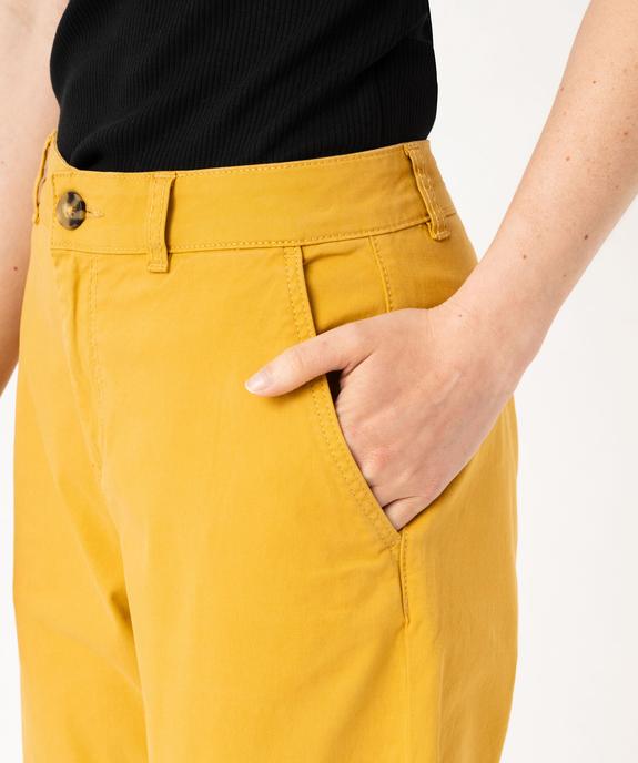 Pantalon chino coupe regular femme vue2 - GEMO(FEMME PAP) - GEMO