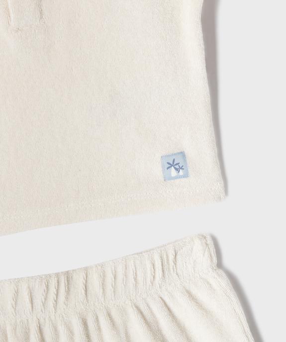 Ensemble 2 pièces en maille éponge bébé garçon Tee-shirt et short vue3 - GEMO(BB COUCHE) - GEMO