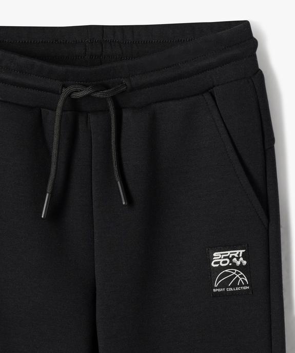 Bermuda en maille douce et extensible à taille élastiquée garçon vue2 - GEMO (ENFANT) - GEMO