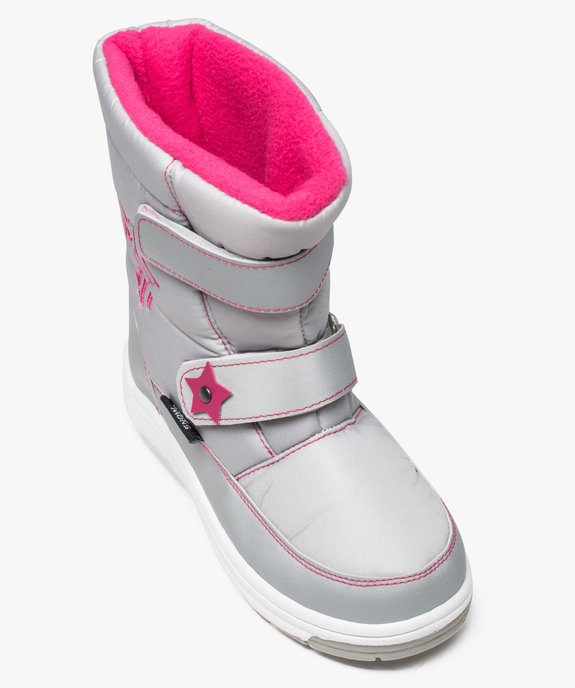 Bottes après-ski fille avec fermeture scratch vue5 - GEMO (EQUIPT) - GEMO