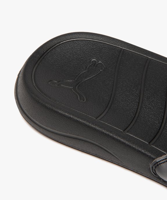 Mules de piscine femme unies à bandeau verni - Puma vue6 - PUMA - GEMO